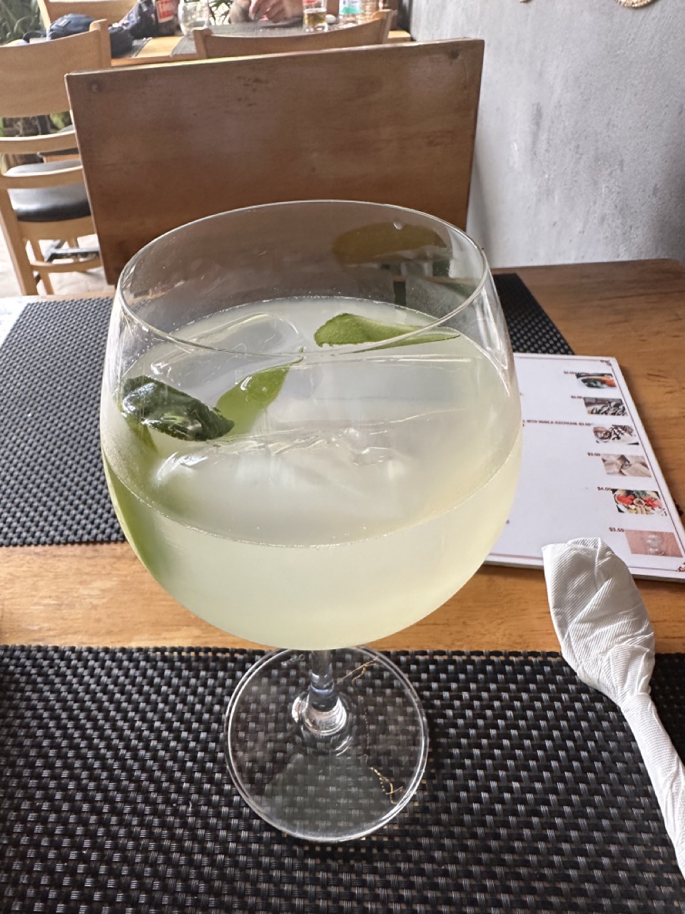 This gin and fresh lime juice cocktail was only $3