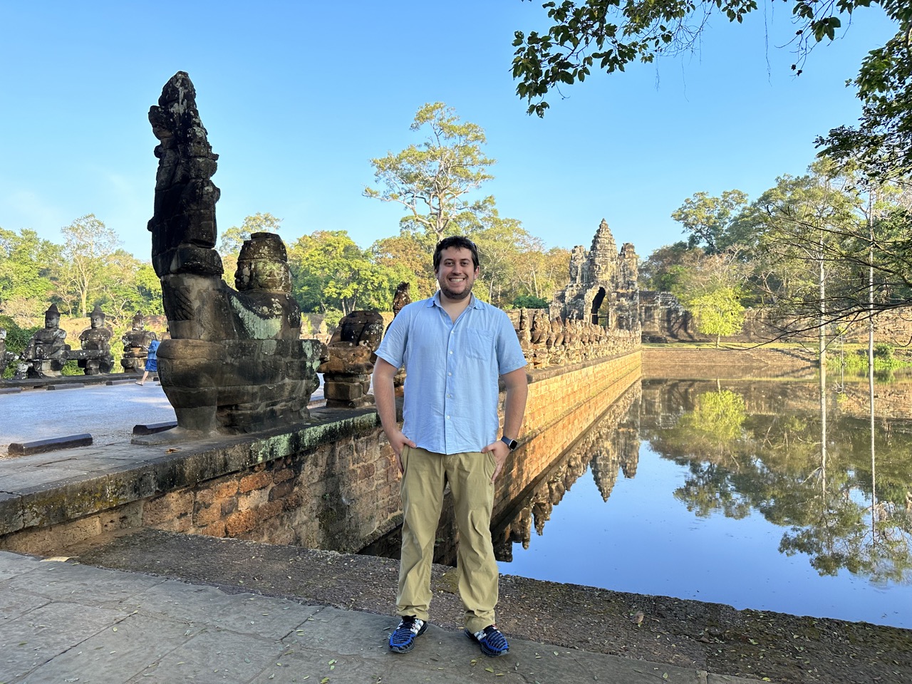 The south gate of Angkor Thom