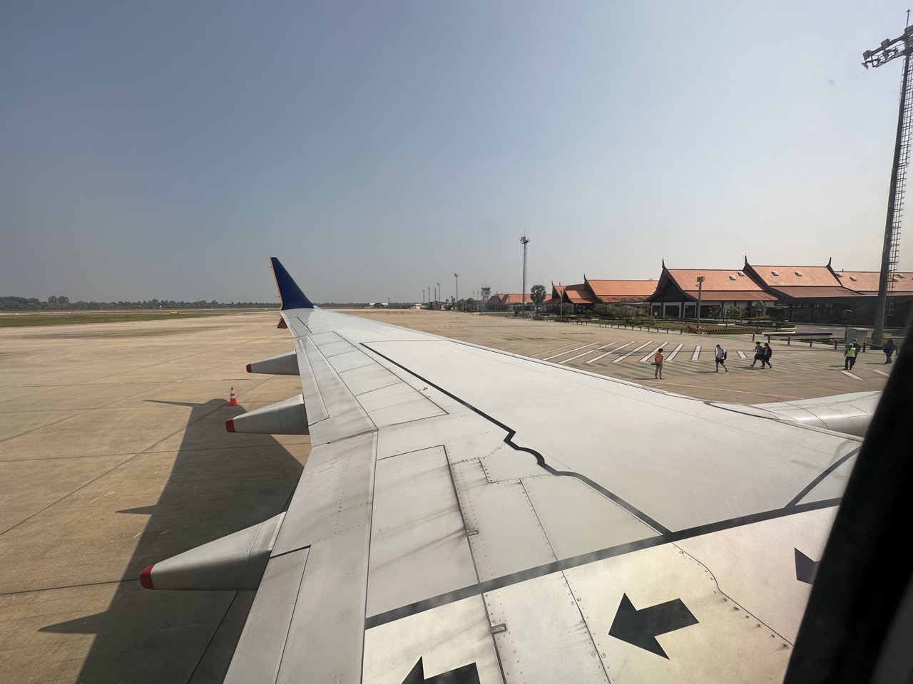 My last view of the Siem Reap Airport prior to departure