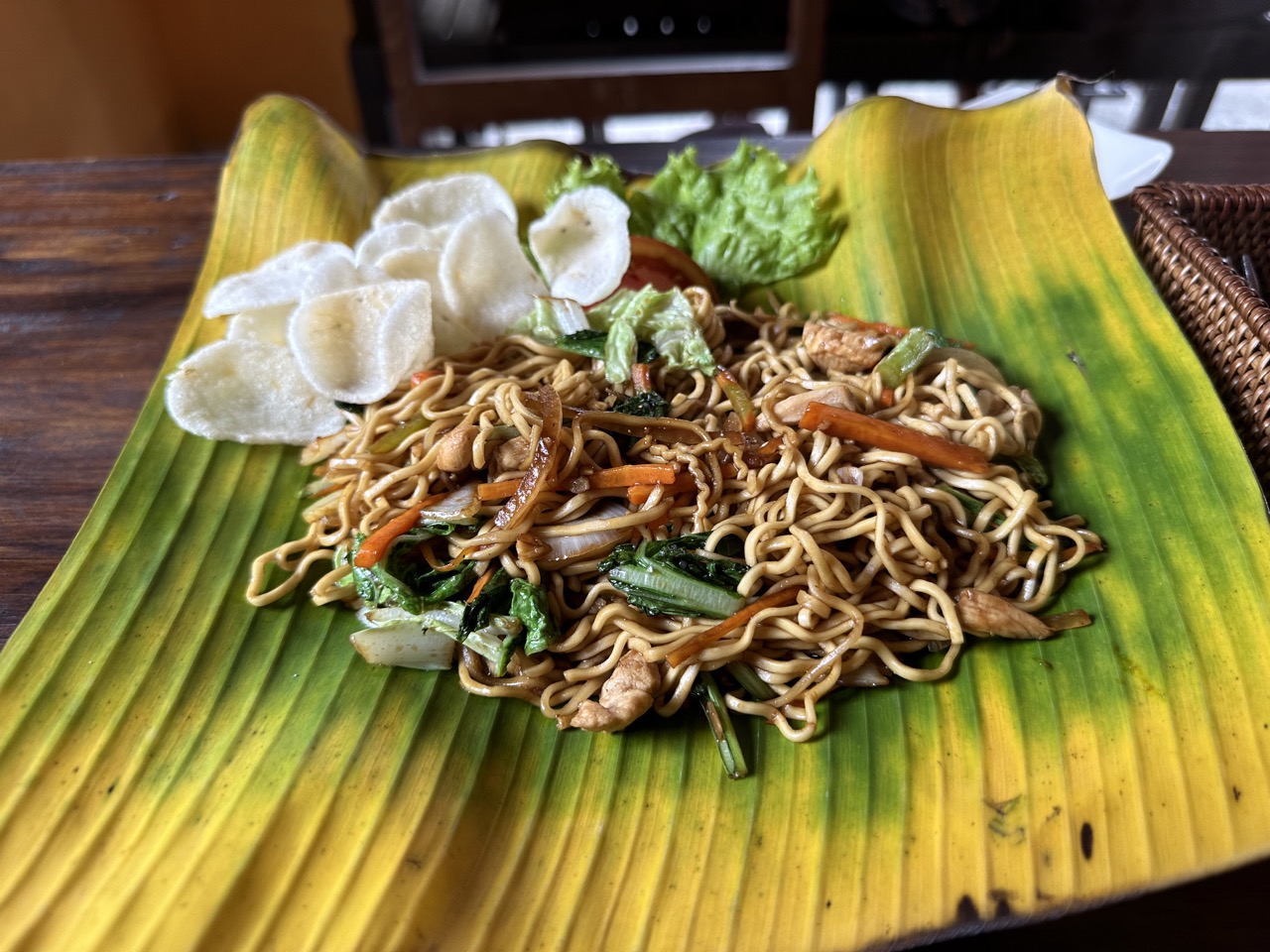 Mie goreng, or Indonesian fried noodles