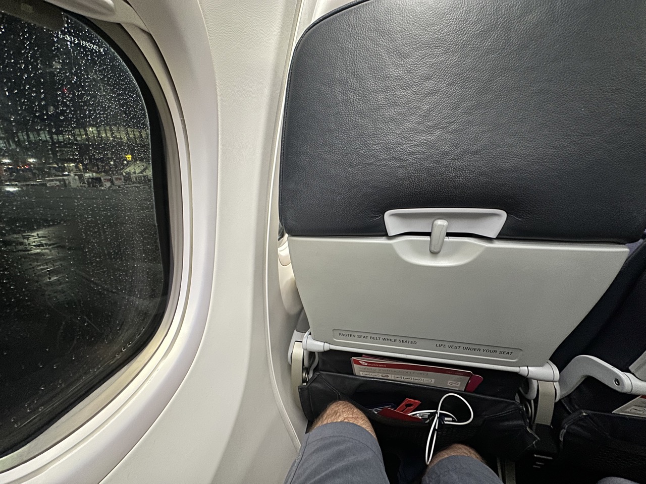 The legroom in economy on Virgin Australia is not great but sufficient