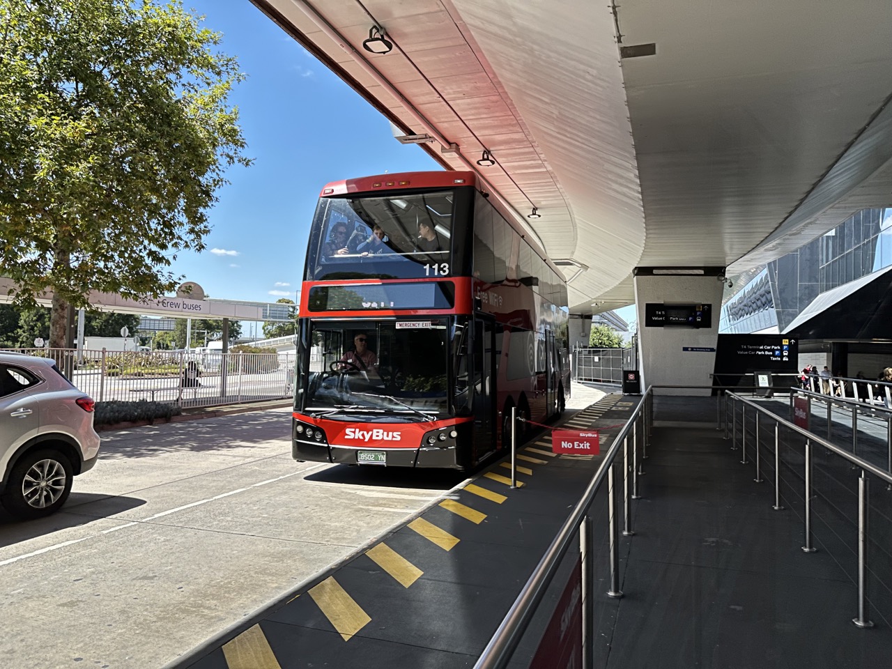 I took the SkyBus from Melbourne Airport to the CBD