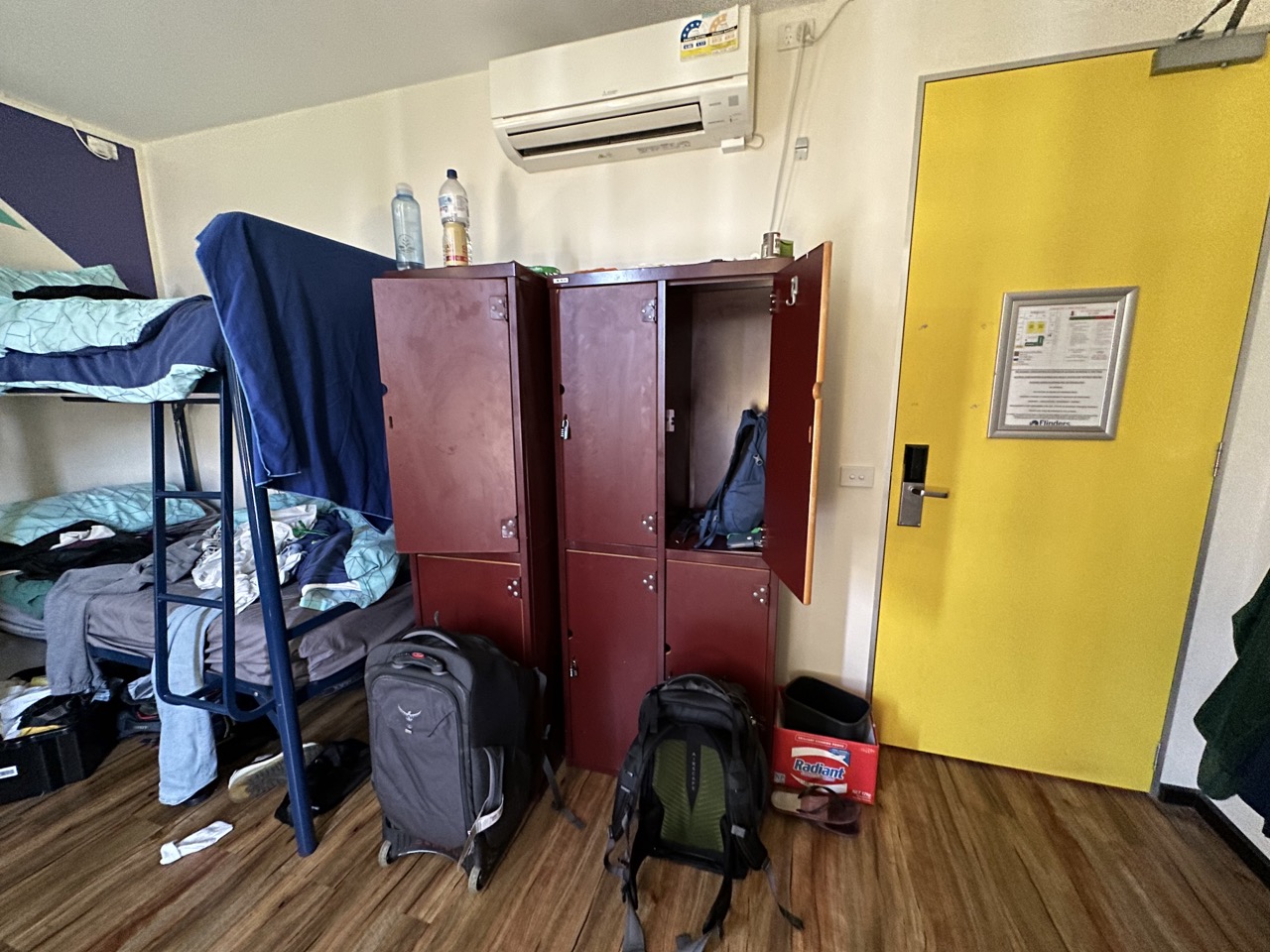 Lockers at Flinders Backpackers