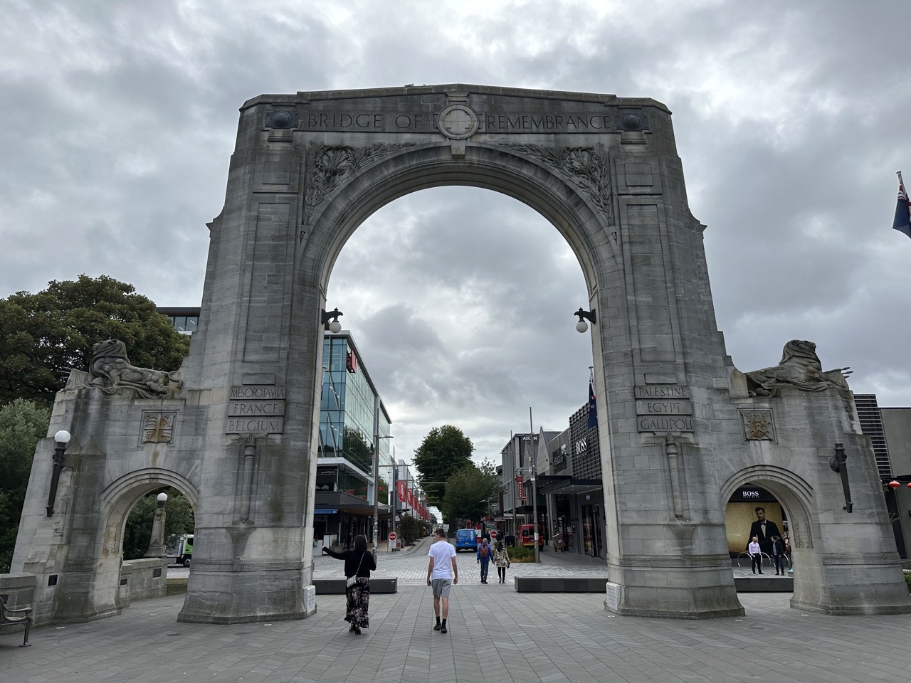 Christchurch Bridge of Remembrance