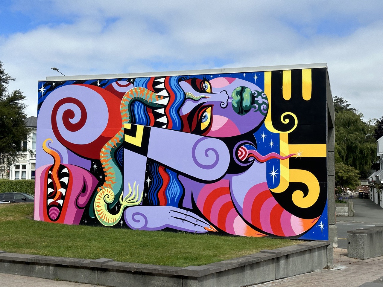 Mural outside of the Art Gallery