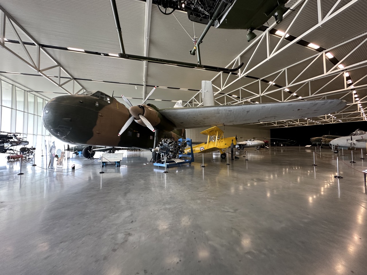 Planes on display at the NZ Air Force Museum