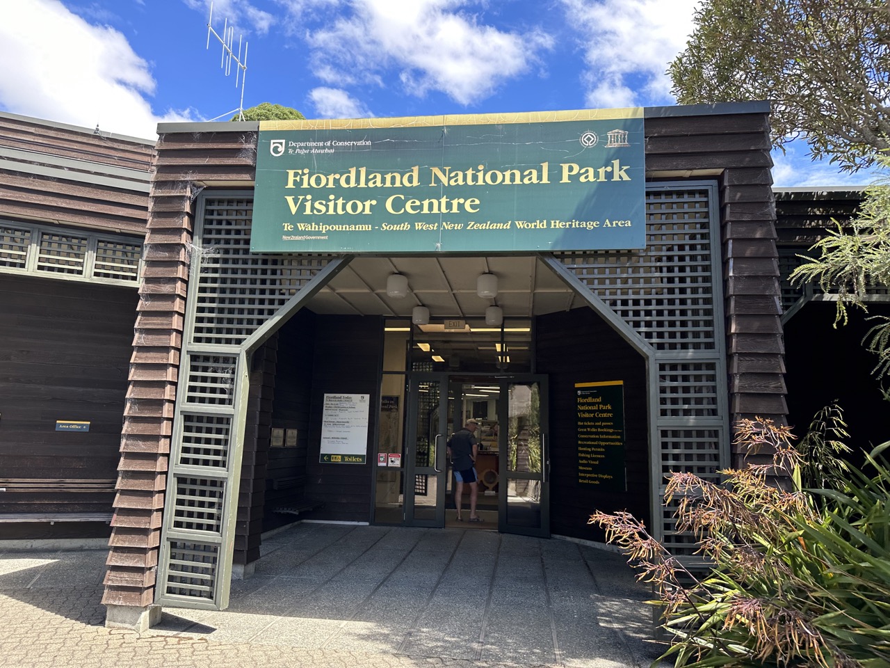 The Fiordland National Park Visitor Centre in Te Anau