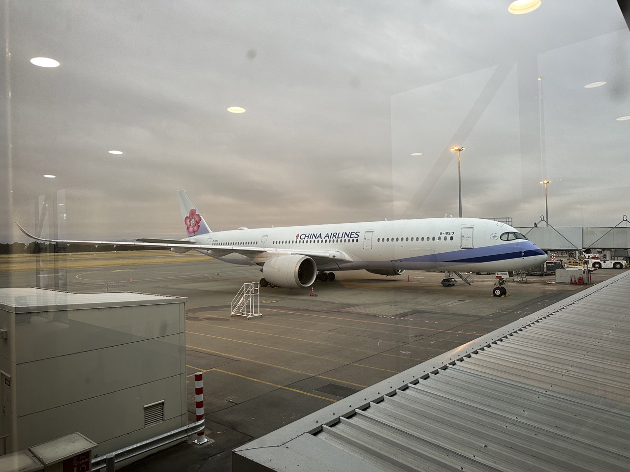 While boarding I saw a China Airlines A350 parked next to our aircraft. This plane shouldn't be in Christchurch, it was diverted from its normal Brisbane to Auckland Fifth Freedom Route a couple days ago due to the flooding that closed Auckland Airport