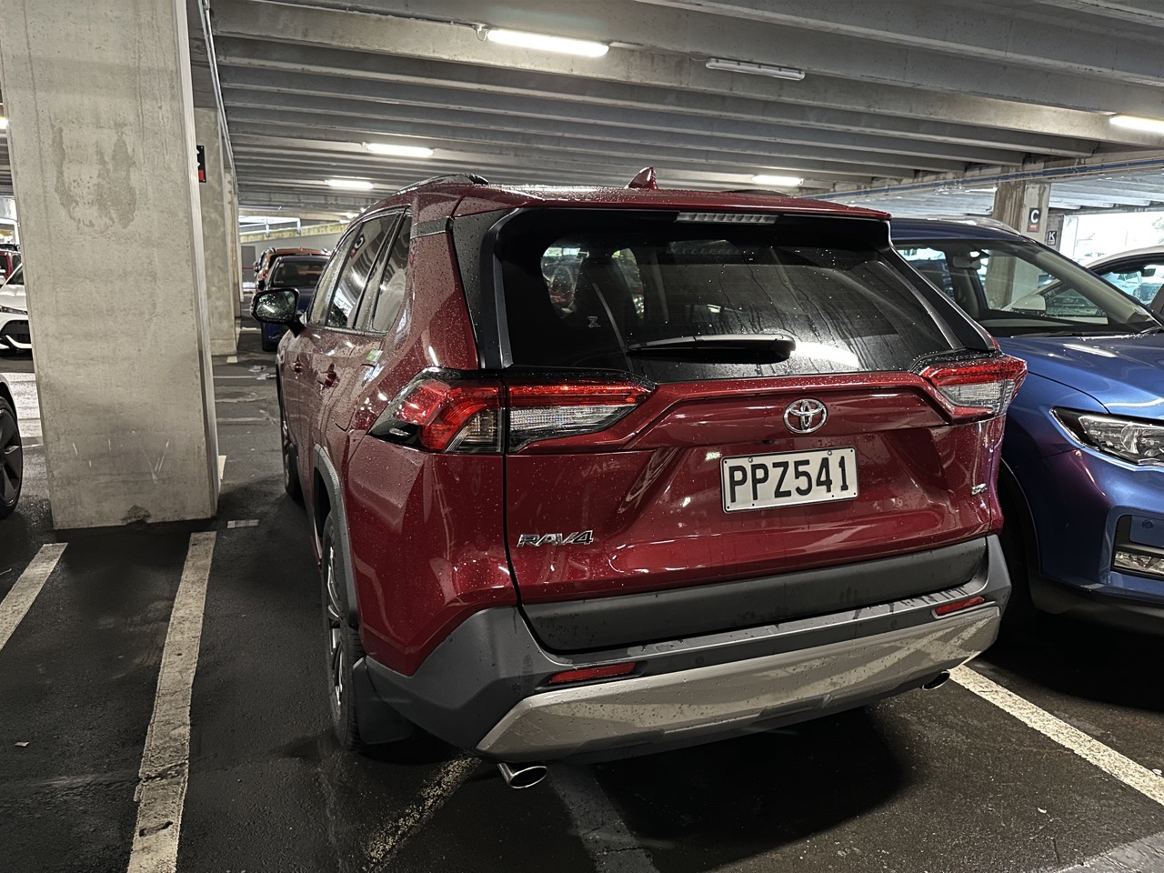 My rental car for the North Island is a Red Toyota Rav4, just like Papa has