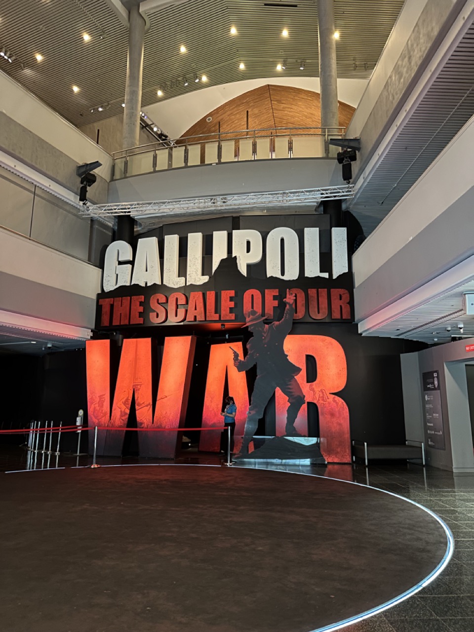 One of the featured exhibits was about the Allied Invasion of Turkiye at Gallipoli during World War I, illustrating the horrors that Anzac soldiers had to endure, and highlighting the Maori detachment