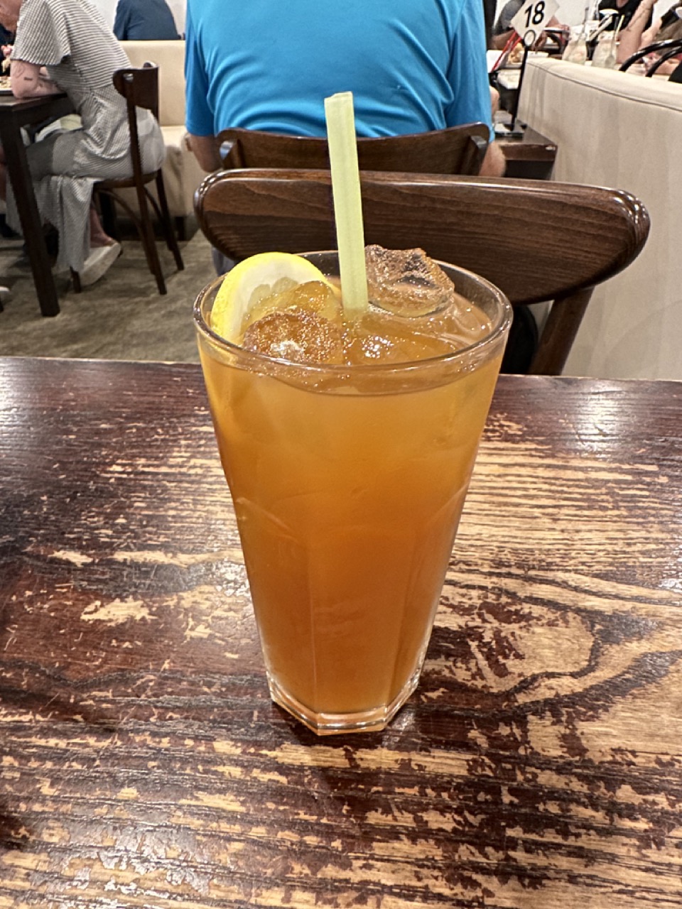 I went to Little Penang Restaurant. I wanted a teh tarik but they were sold out, so I settled for an iced lemon tea