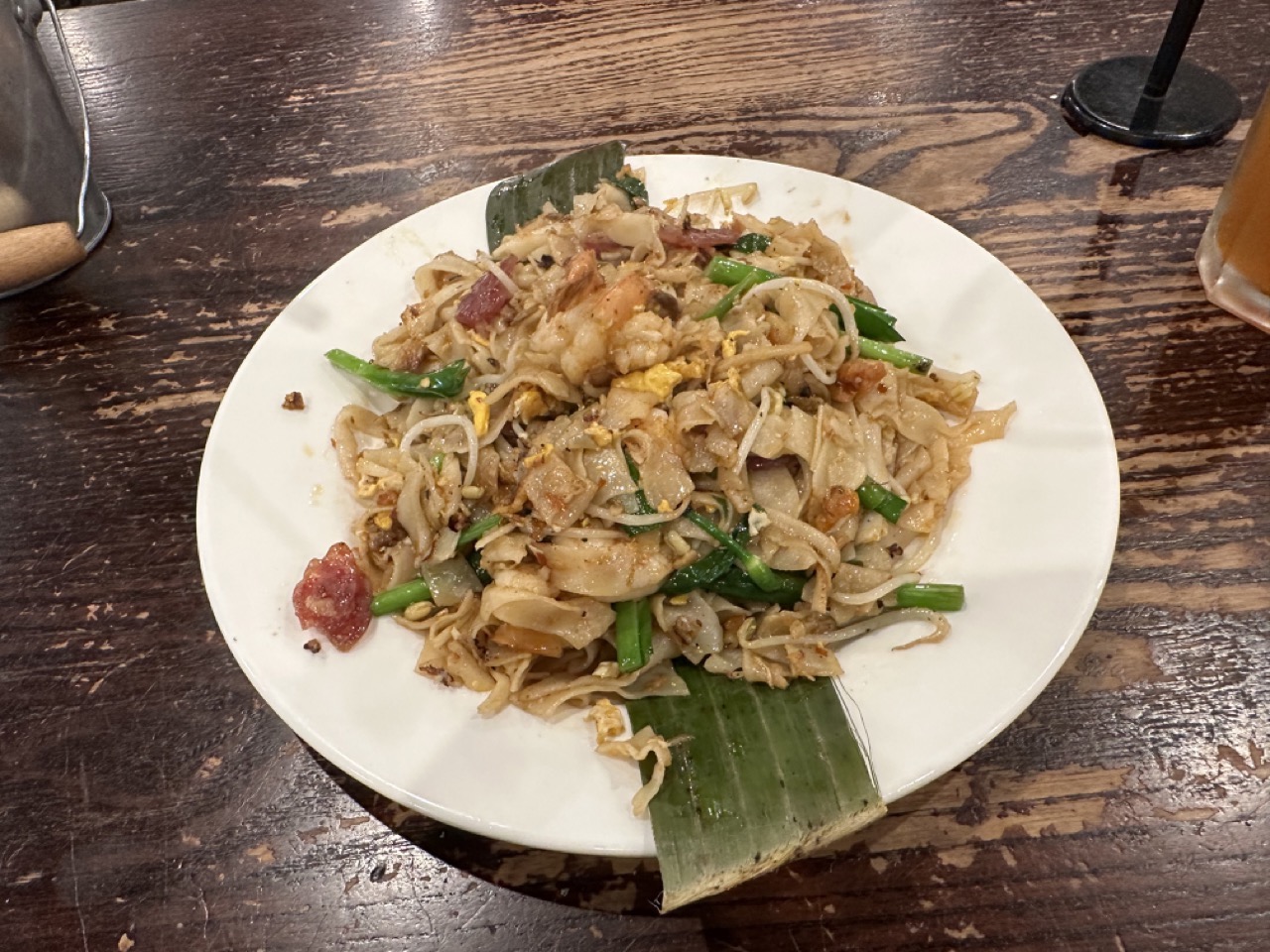 I had some char kway teow, which was piping hot and delicious