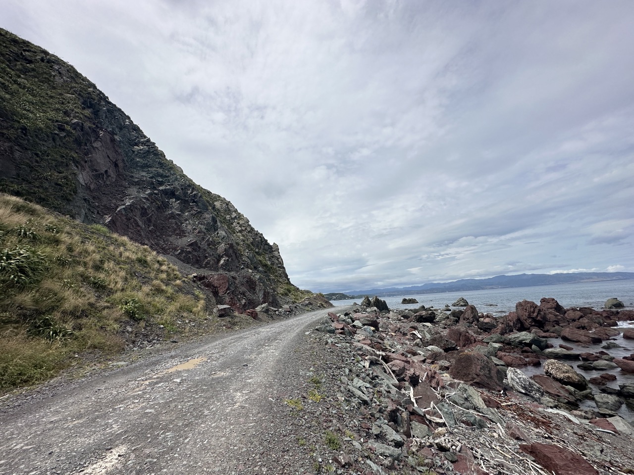 This area is known for these very red rocks, that give a hint to how the island was formed