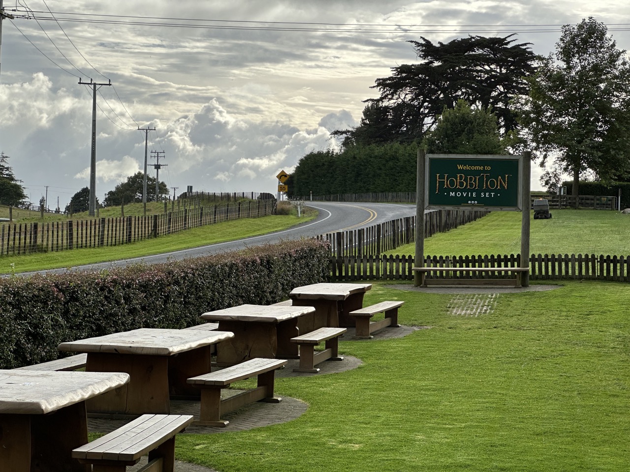 The exterior of The Shire's Rest, where Hobbiton Tours meet