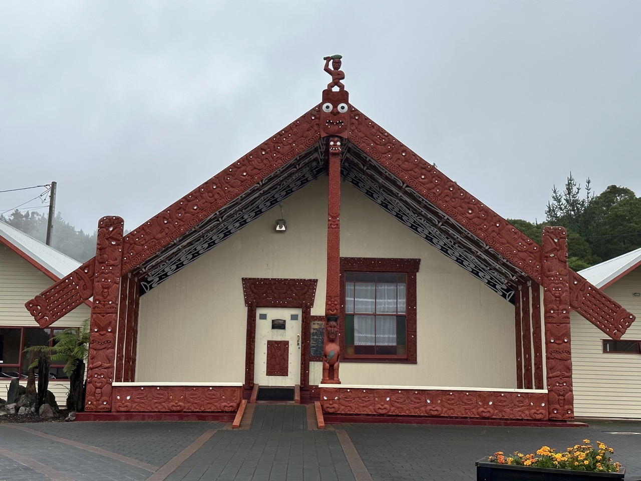 Village hall at Whakarewarewa Village