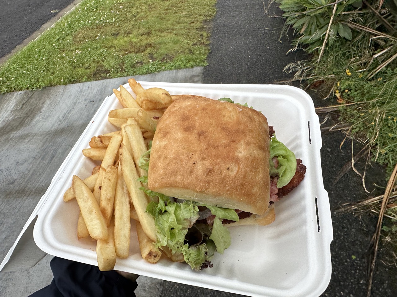 Hawaiian Chicken Burger from Camokai Takeaways