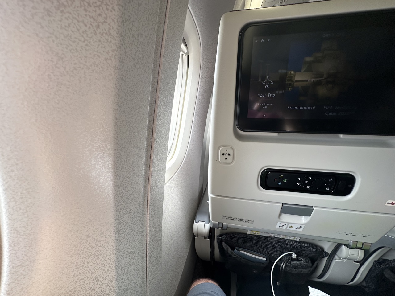 Qatar Airways offers decent legroom in economy class