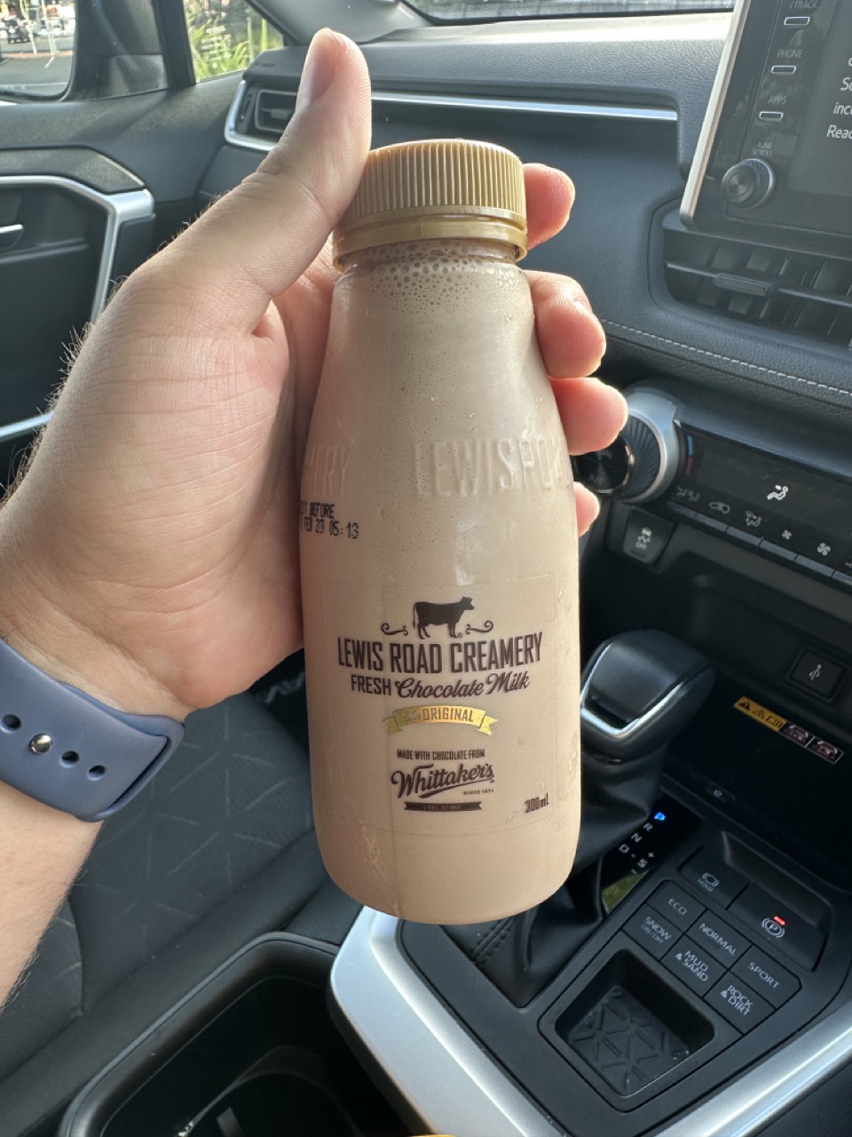 I drank some Lewis Road Creamery Chocolate Milk, which there was a famous shortage of a few years ago