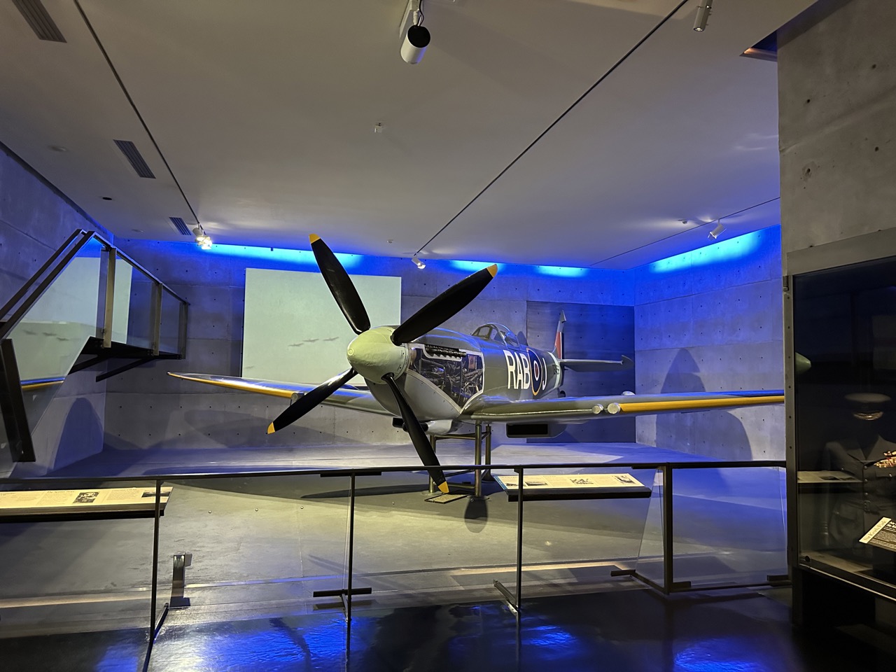 Spitfire on display in the Auckland War Memorial Museum