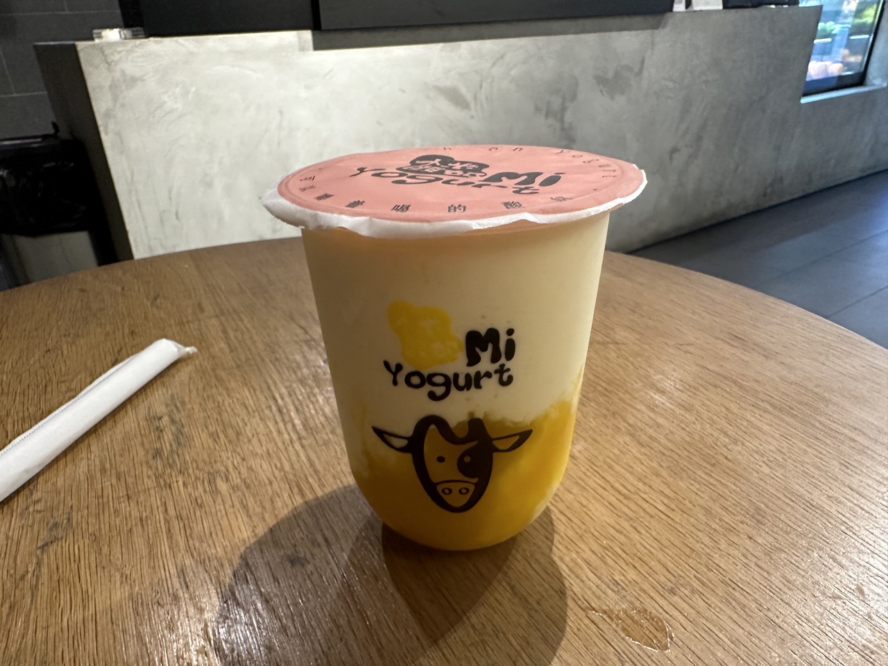 Mango yogurt drink from Hitea