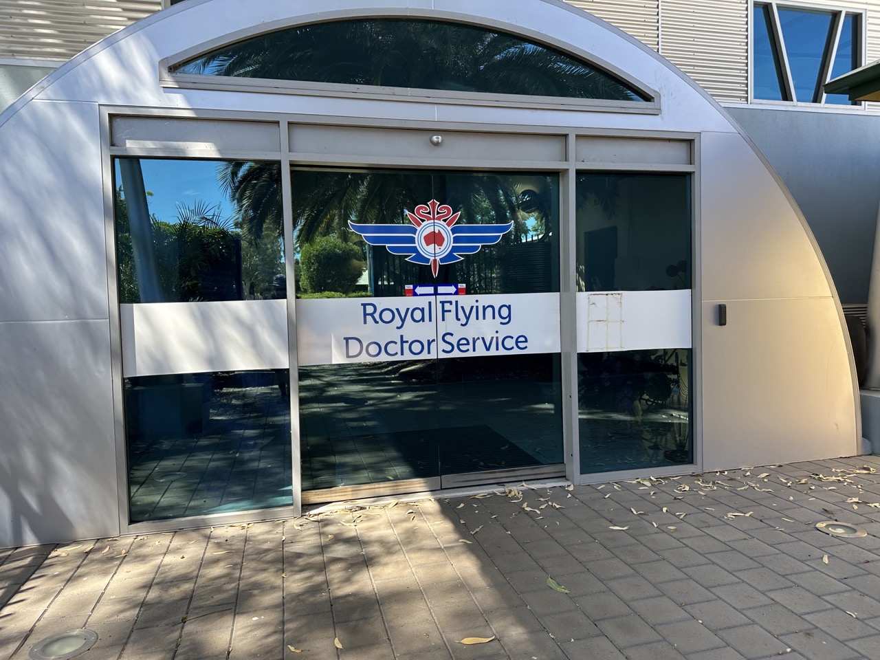 I walked to the Royal Flying Doctor Service museum