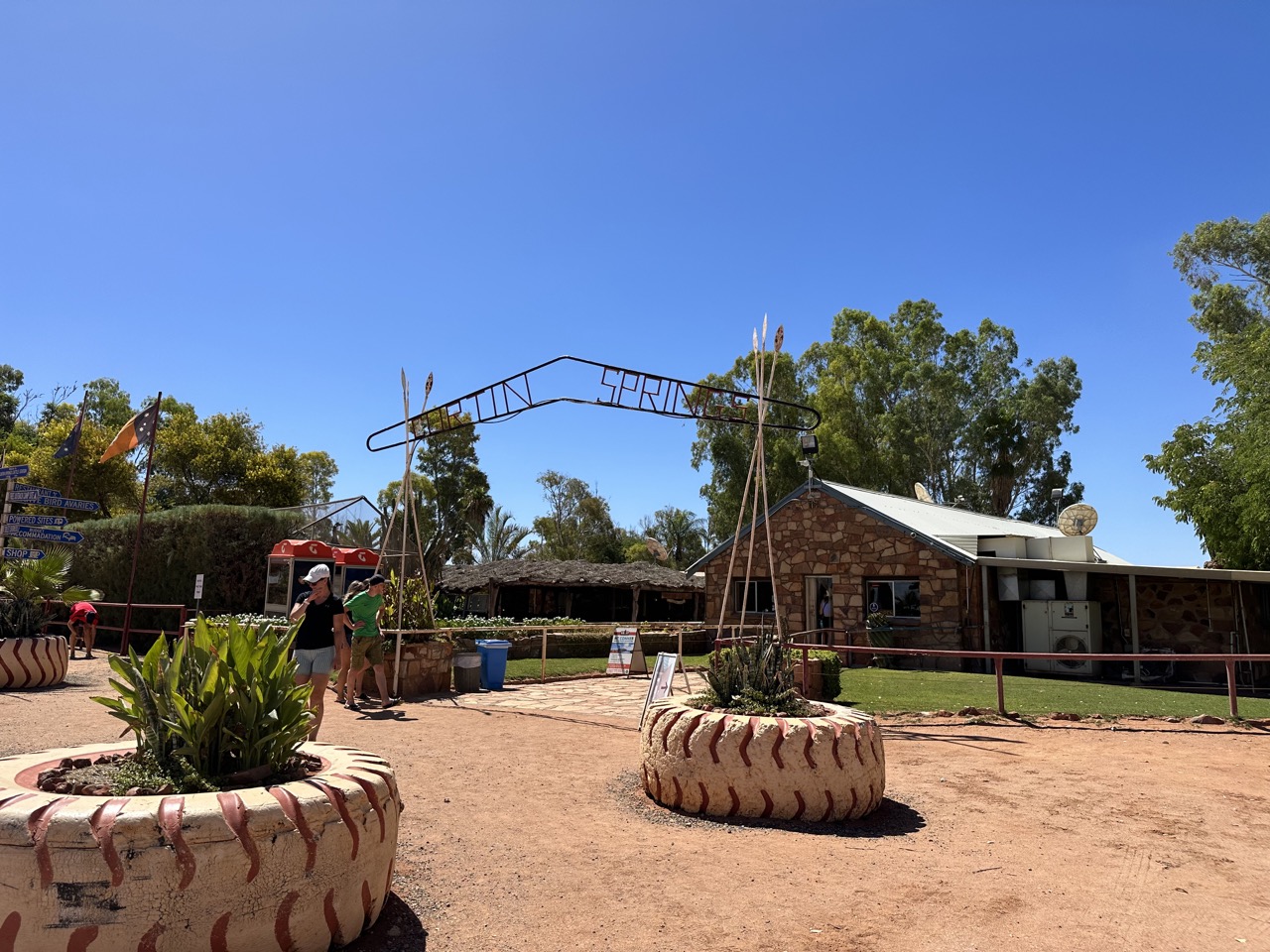 We stopped at Curtin Springs which was the last place you could buy alcohol for the next day or so