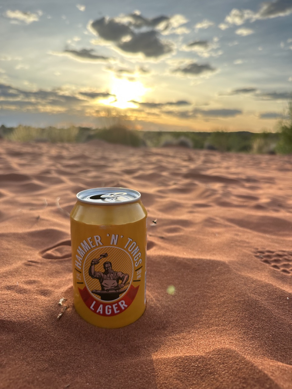 It was so hot while cooking so a cold beer was really refreshing