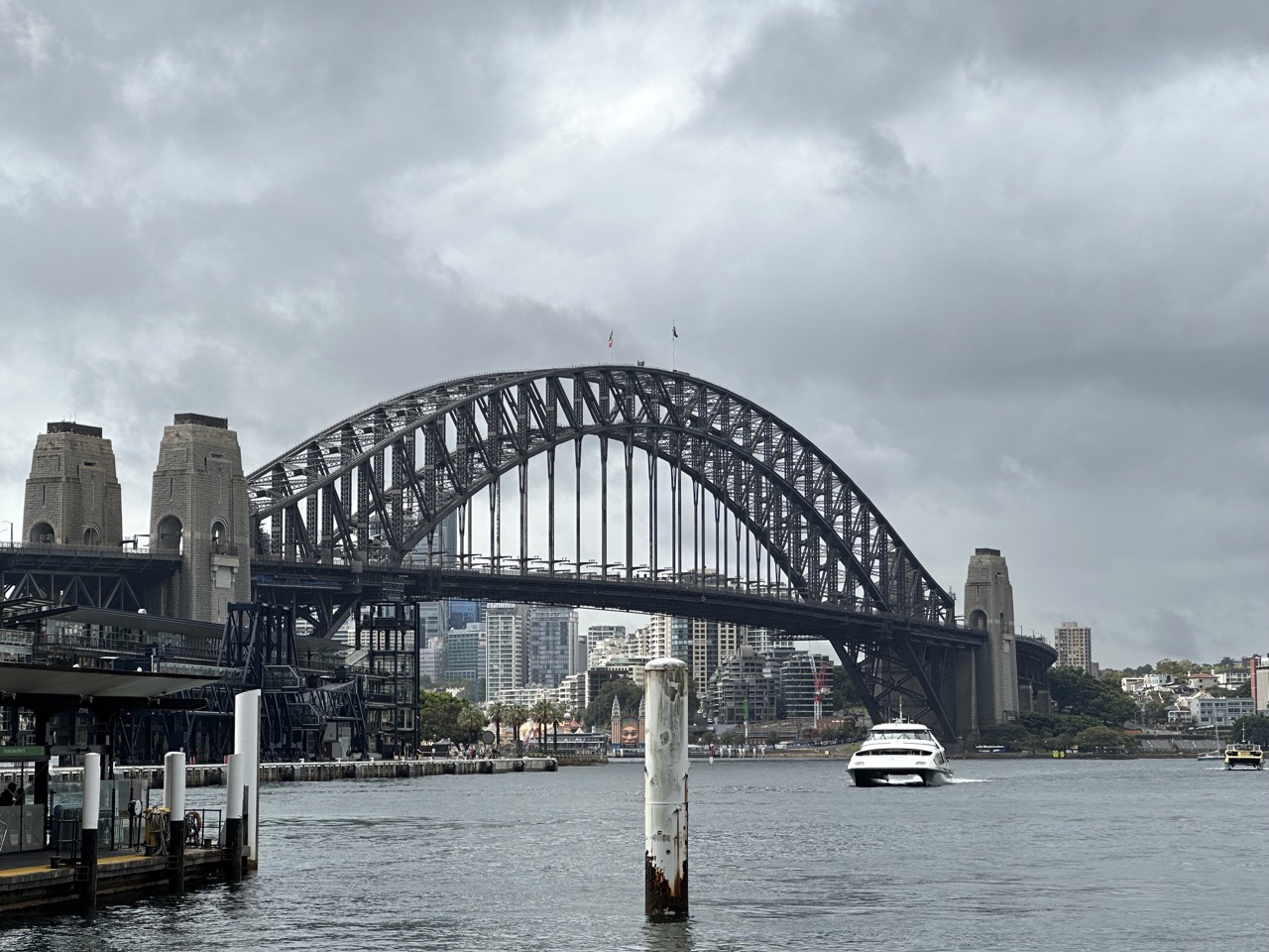 View of the Sydney Harbor Bridge from Circular Quay