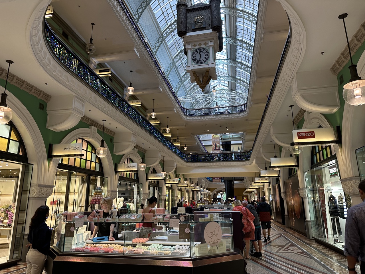 Shopping mall in the Queen Victoria Building