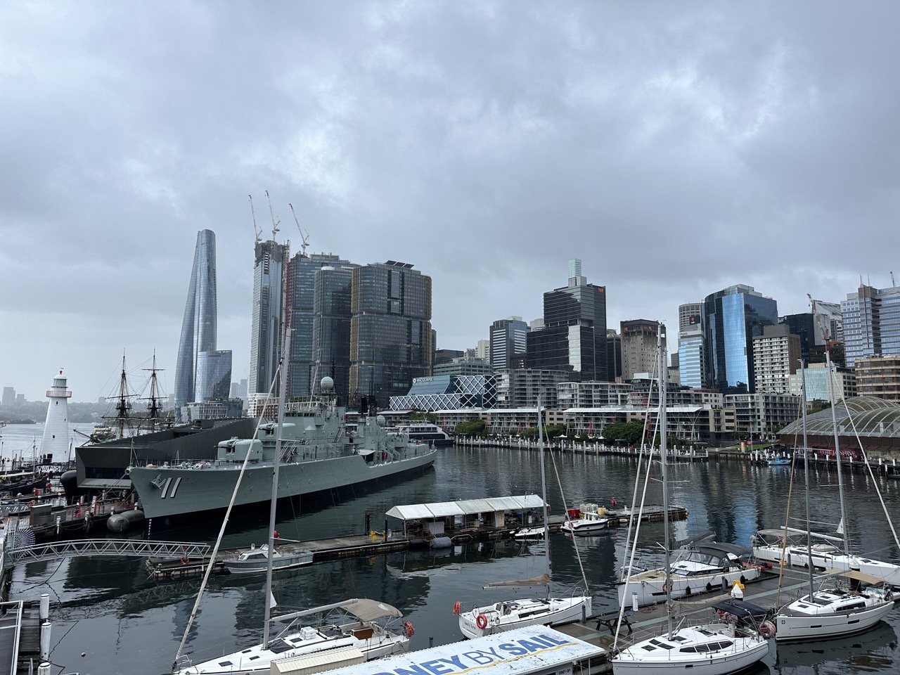 View of Barangaroo from the Maritime Museum