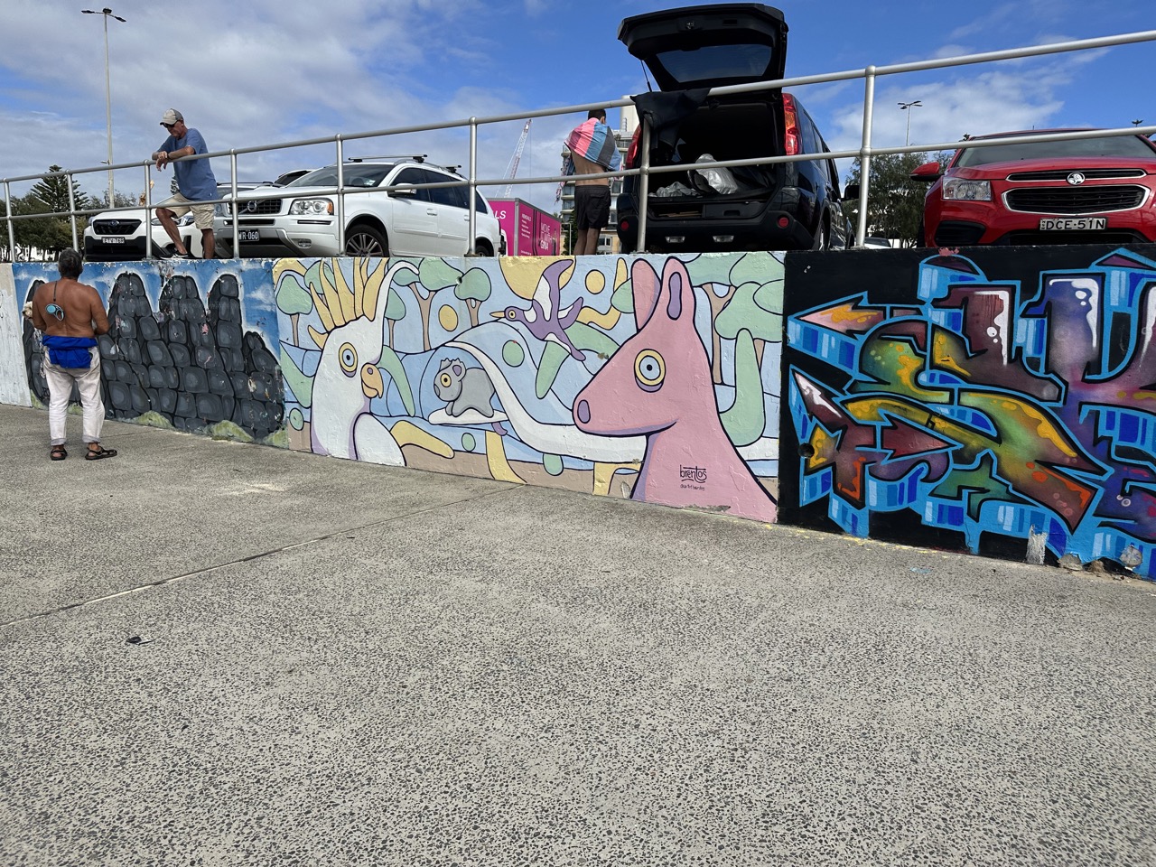 Street art at Bondi Beach