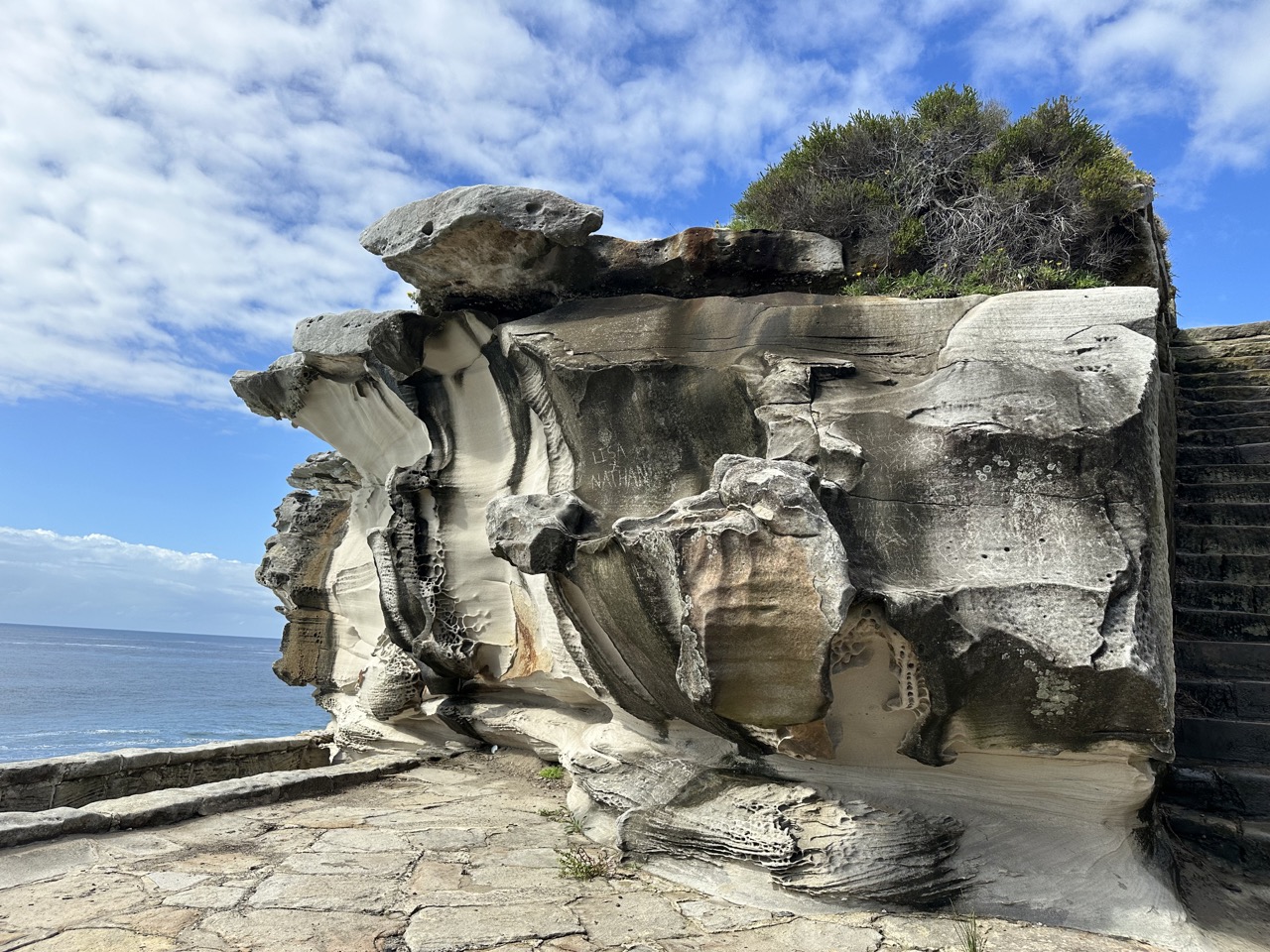 More interesting cliff formations