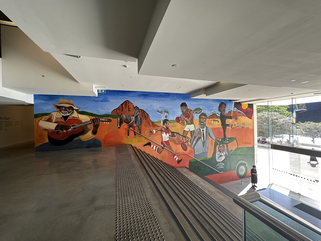 Mural inside the Museum of Contemporary Art