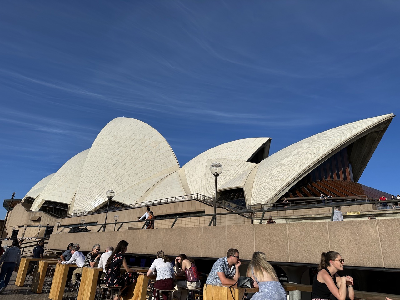 View of the Opera House from House Canteen, located right below it