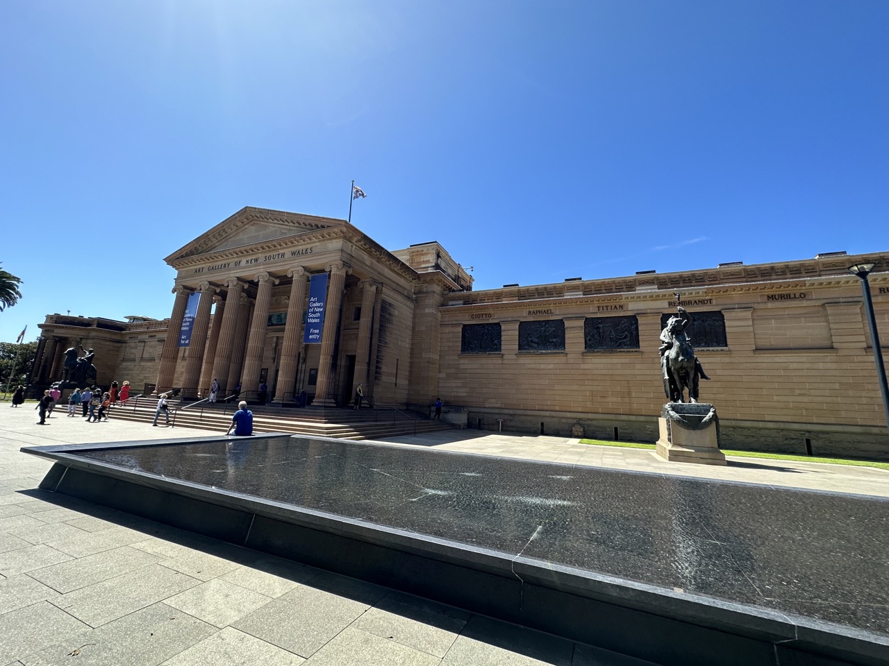 Facade of the Old Building at the Art Gallery of NSW