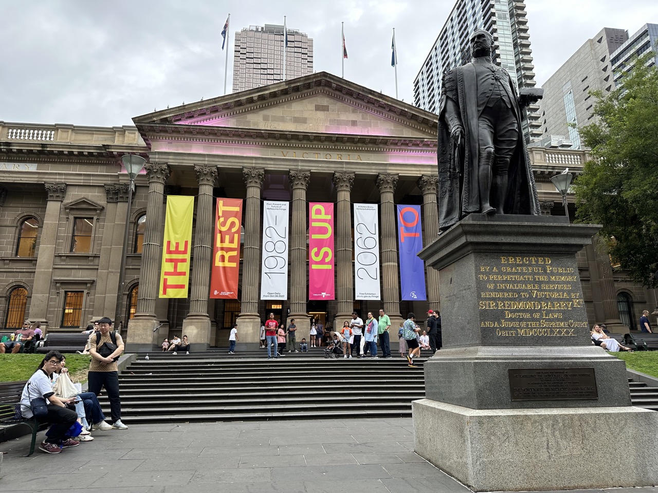 Exterior of the State Library of Victoria