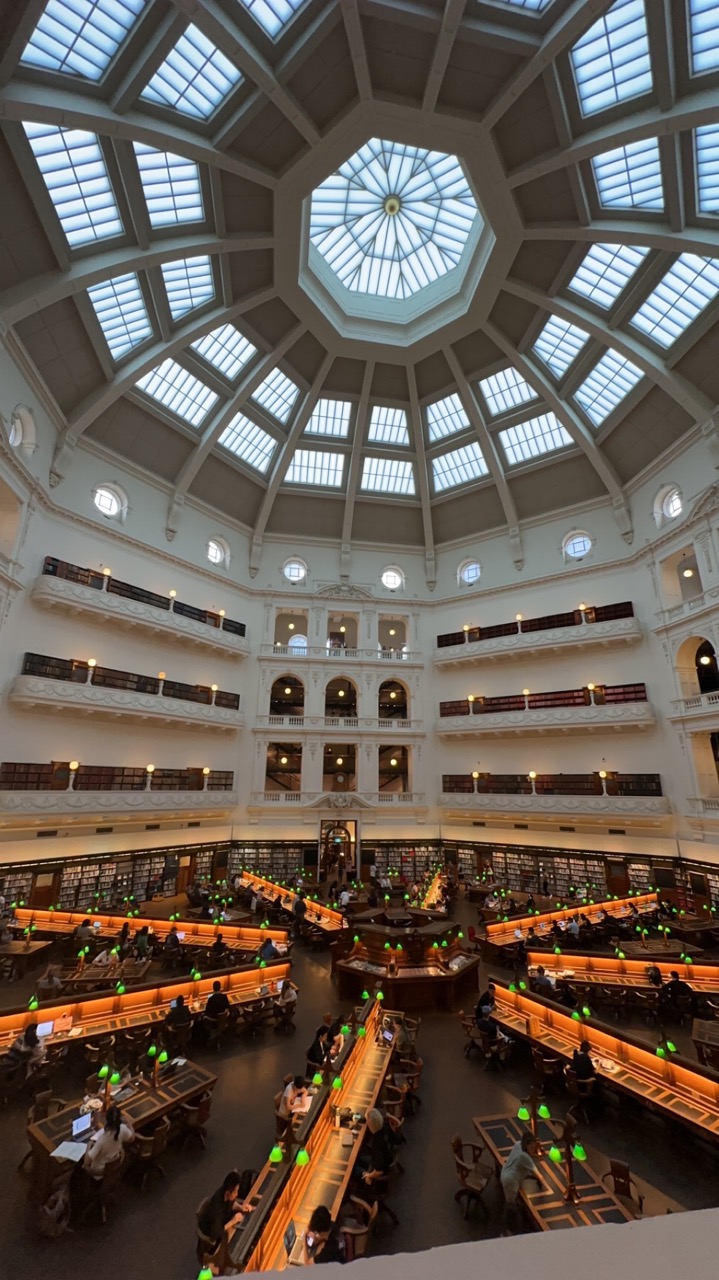 The Dome Reading Room in the State Library of Victoria