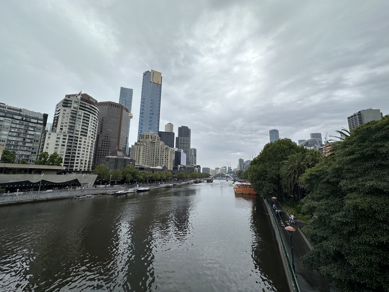 Crossing the Yarra River