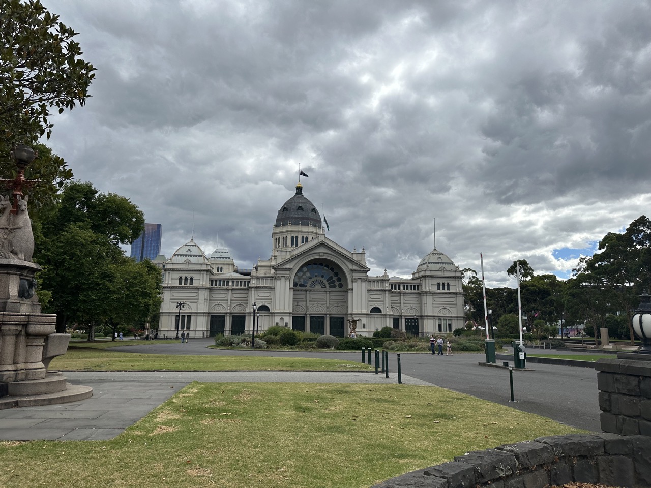 Royal Exhibition Building across from Melbourne Museum