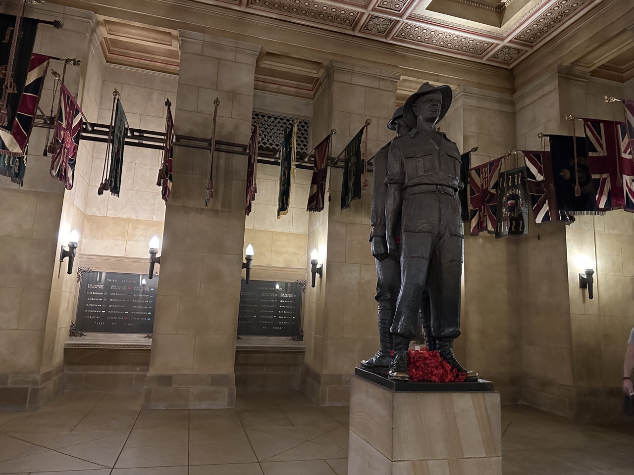 Interior of the Melbourne Shrine of Remembrance