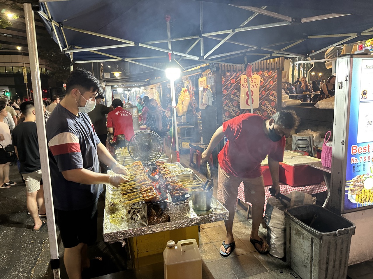 I ordered from Best Satay, stalls 7&8