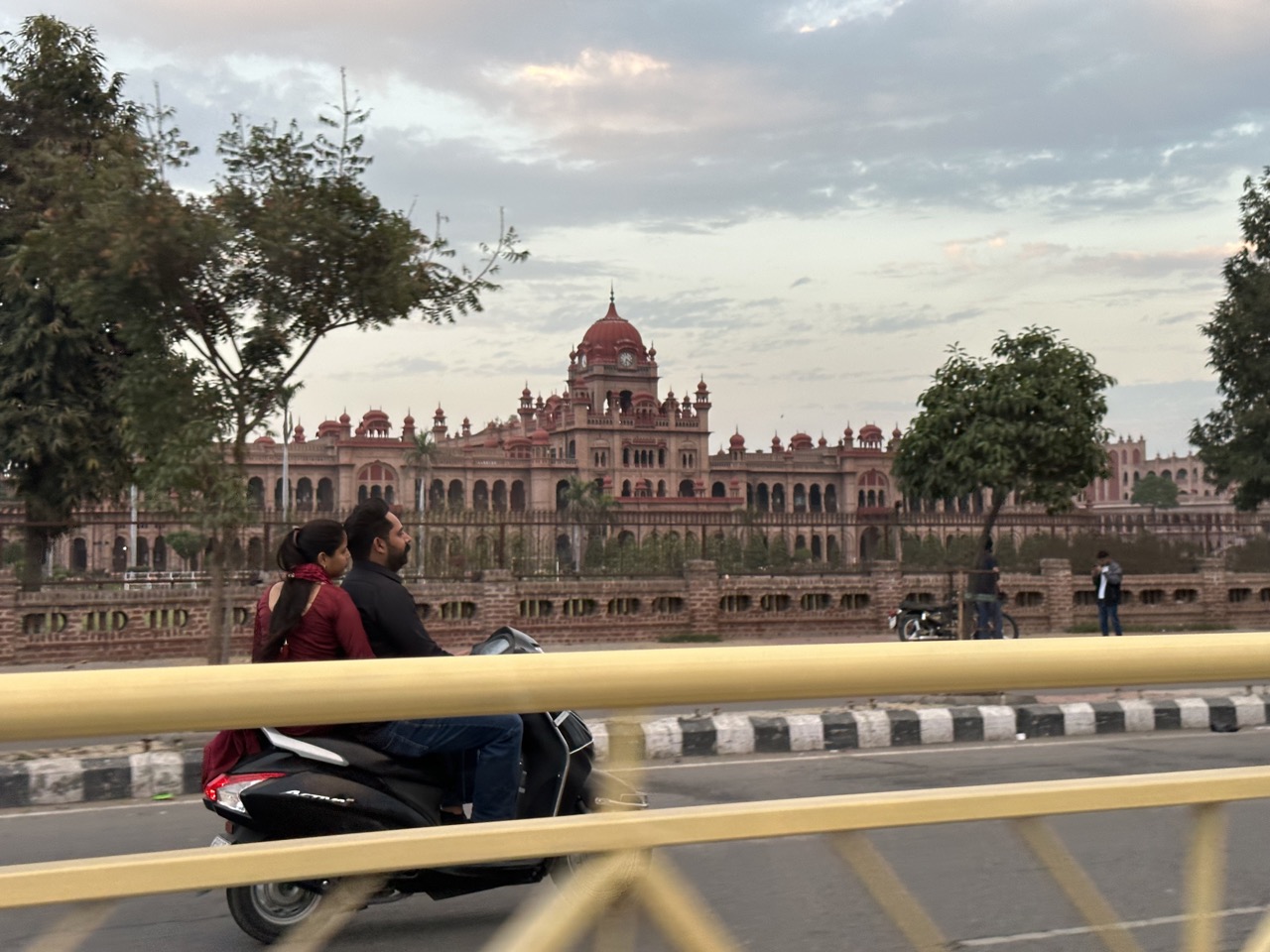 On the way back we drove past this beautiful university