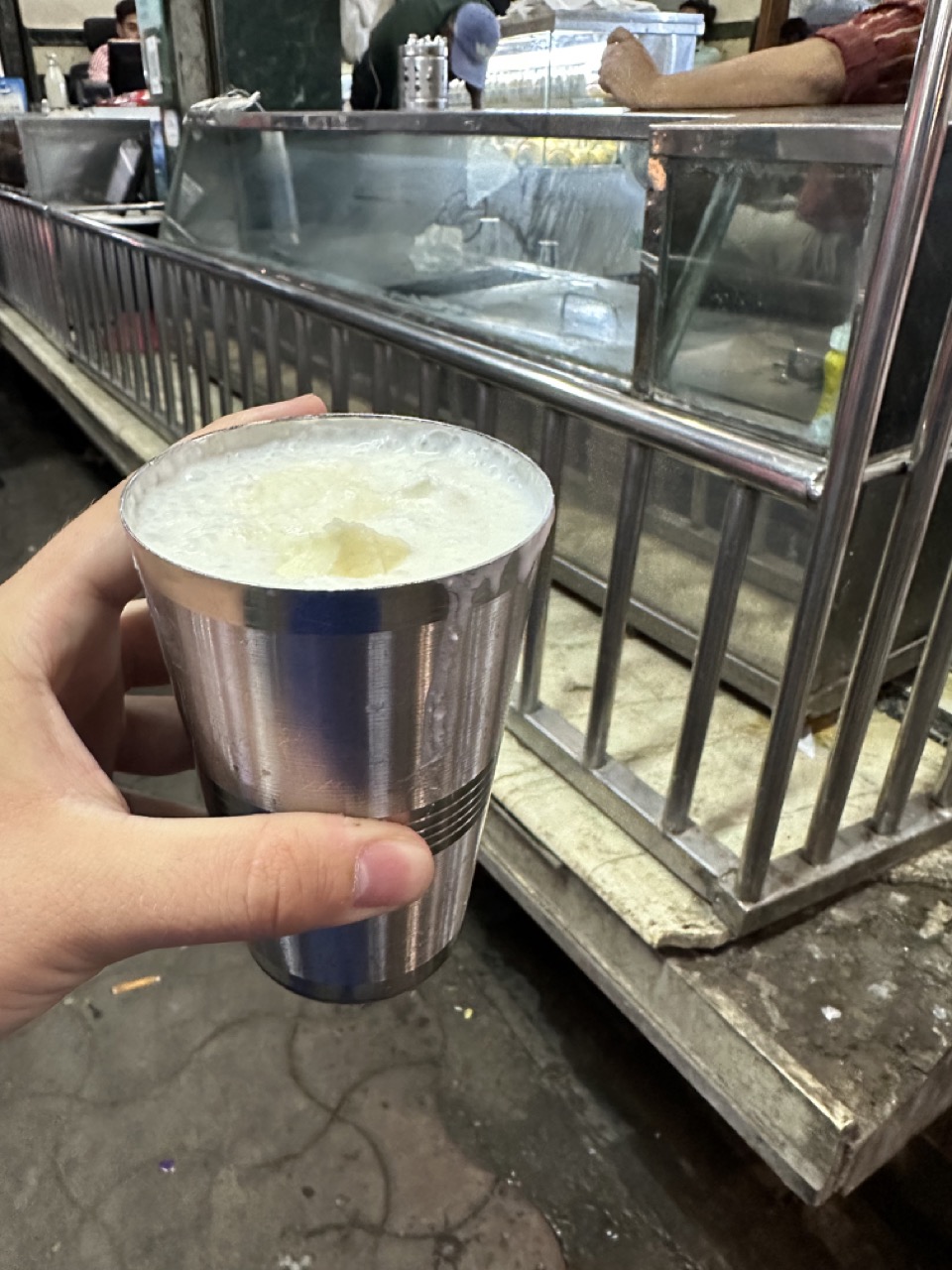 I visited Ahuja Lassi, a famous lassi shop