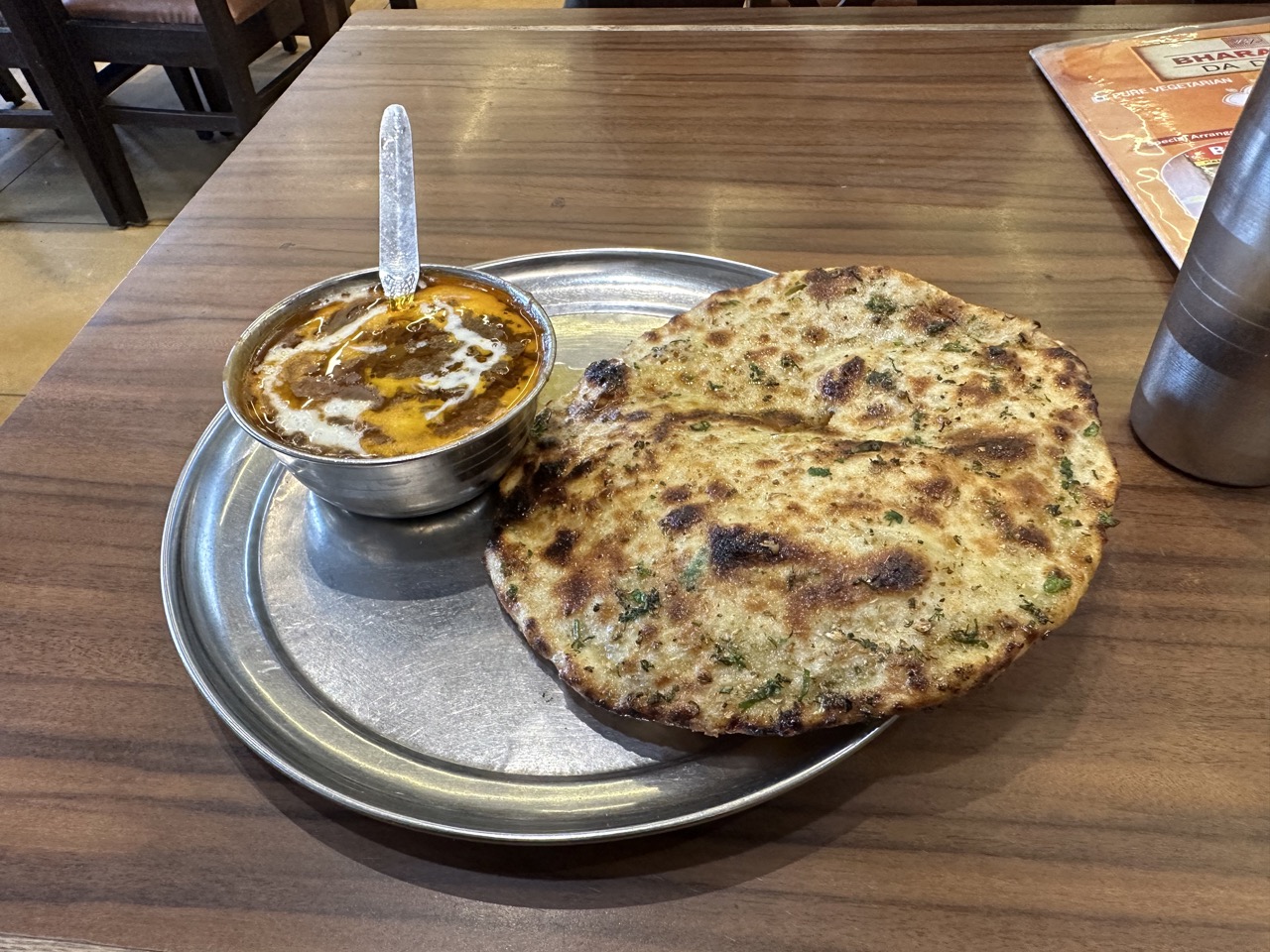 Dal Makhani and Kulcha from Bharawan Da Dhaba