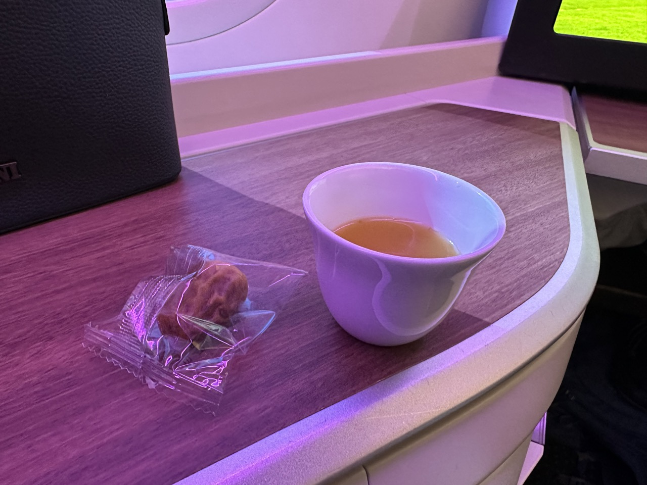 Prior to departure I received Arabic coffee and dates