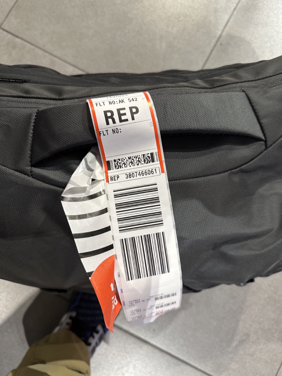 I decided to check my bag to avoid issues down the line